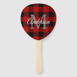 Red Buffalo Play | Persoonlijk Initiaal | Cadeau Handwaaier