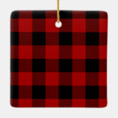 Red Buffalo Play | Persoonlijk Initiaal | Cadeau Keramisch Ornament (Achterkant)