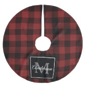 Red Buffalo Play | Persoonlijk Initiaal | Cadeau Kerstboom Rok (Voorkant)