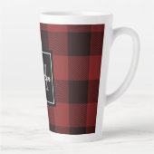 Red Buffalo Play | Persoonlijk Initiaal | Cadeau Latte Mok (Rechts)