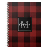 Red Buffalo Play | Persoonlijk Initiaal | Cadeau Notitieboek (Voorkant)