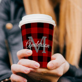 Red Buffalo Play | Persoonlijk Initiaal | Cadeau Papieren Bekers