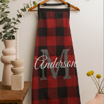 Red Buffalo Play | Persoonlijk Initiaal | Cadeau Schort<br><div class="desc">Wikkel uw dierbaren in de warmte en charme van de klassieke Red Buffalo Plaid met een persoonlijke touch. Of het nu gaat om een verjaardag,  jubileum,  of gewoon om iemand die je belangrijk vindt te shows,  dit aanpasbare geschenk maakt zeker een blijvende indruk.</div>