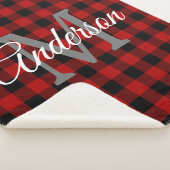 Red Buffalo Play | Persoonlijk Initiaal | Cadeau Sherpa Deken (3/4)