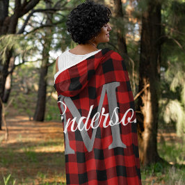 Red Buffalo Play | Persoonlijk Initiaal | Cadeau Sherpa Deken
