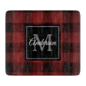 Red Buffalo Play | Persoonlijk Initiaal | Cadeau Snijplank (Voorkant)