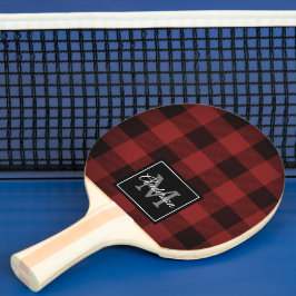 Red Buffalo Play | Persoonlijk Initiaal | Cadeau Tafeltennisbatje