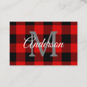 Red Buffalo Play | Persoonlijk Initiaal | Cadeau Visitekaartje (Voorkant)