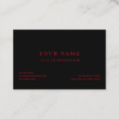 Red Buffalo Play | Persoonlijk Initiaal | Cadeau Visitekaartje (Achterkant)