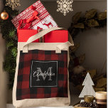Red Buffalo Play | Persoonlijk Initiaal | CadeauTa Tote Bag<br><div class="desc">Red Buffalo Play | Persoonlijk Initiaal | Cadeau</div>