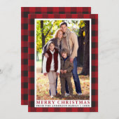 Red Buffalo Plays Feestdagenkaart (Voorkant / Achterkant)