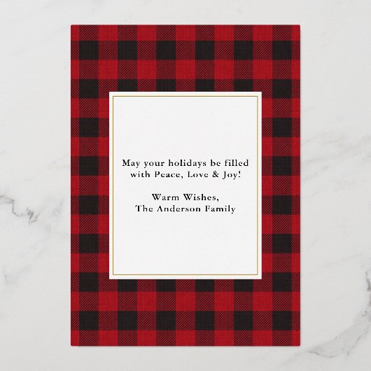 Red Buffalo Plays Prettige feestdagen Gold (Achterkant)