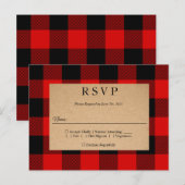 Red Buffalo  pooier Uitnodiging Briefkaart (Voorkant / Achterkant)