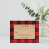 Red Buffalo  pooier Uitnodiging Briefkaart (Staand voorkant)