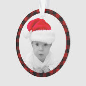 Red Buffalo Pset - Baby's Foto - Grootouders Ornament (voorkant)