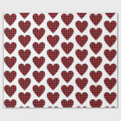 Red Buffalo Pset Check Hartsland Rustig Cadeaupapier (Vlak)