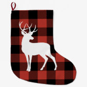Red Buffalo Pset & Deer Grote Kerstsok (Voorkant)