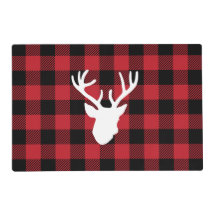 Red Buffalo Pset Deer Head