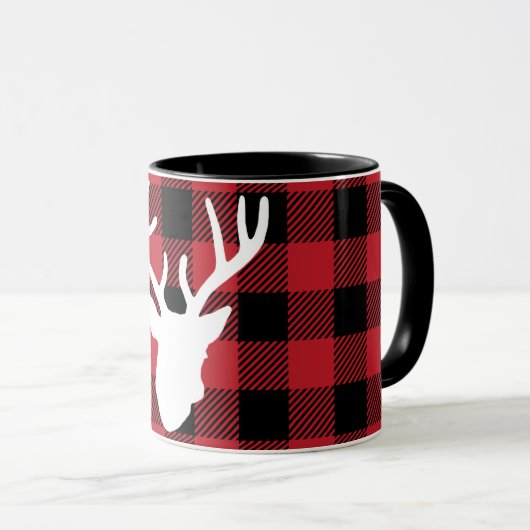 Red Buffalo Pset Deer Head Mok (Voorkant rechts)