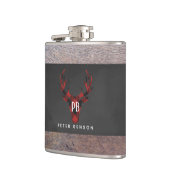 Red Buffalo Pset Deer Monogram Heupfles (Links)