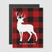 Red Buffalo Pset & Deer | Persoonlijke naam Cadeau (Voorkant / Achterkant)