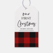 Red Buffalo Pset en onze eerste kerst Cadeaulabel (Voorkant)