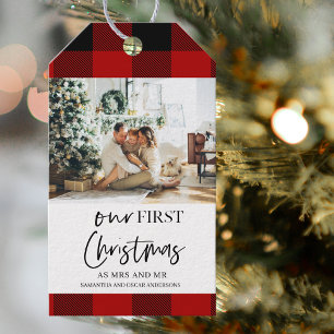 Red Buffalo Pset en onze eerste kerst Cadeaulabel
