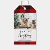 Red Buffalo Pset en onze eerste kerst Cadeaulabel (Voorkant)