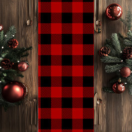 Red Buffalo Pset en vrolijk kerstfeest Medium Tafelloper