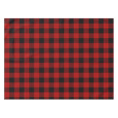 Red Buffalo Pset en vrolijk kerstfeest Tafelkleed (Voorkant (Horizontaal))