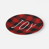 Red Buffalo Pset & Joy | Happy Holiday Papieren Bordje (Gekanteld)
