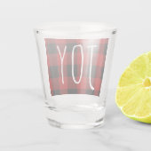 Red Buffalo Pset & Joy | Happy Holiday Shot Glas (Achterkant)