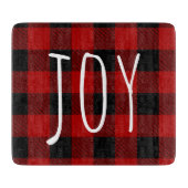 Red Buffalo Pset & Joy | Happy Holiday Snijplank (Voorkant)