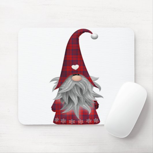 Red Buffalo Pset-kerstfeest Gnome Muismat (Met muis)