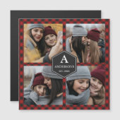 Red Buffalo Pset Lumberjack Family Photo Collage (Voorkant / Achterkant)