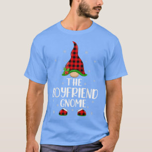 Red Buffalo Pset Matching Boyvriend Gnome Christm T-shirt
