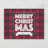 Red Buffalo Pset Merry kerst Briefkaart (Voorkant)