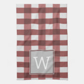 Red Buffalo Pset Monogram Towel Theedoek (Verticaal)