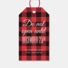 Red Buffalo pset| Niet openen tot 25 december Cadeaulabel