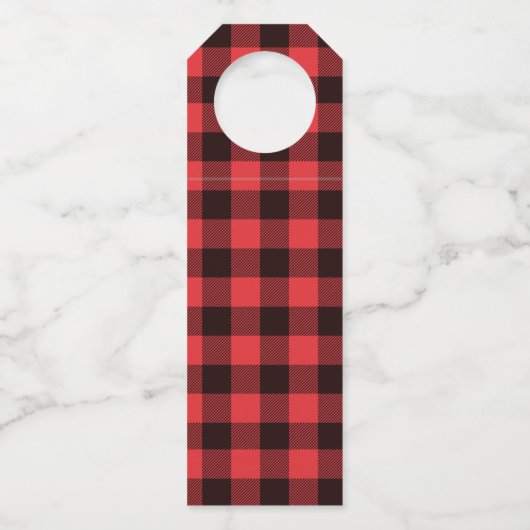 Red Buffalo Pset NOEL Kerstmis Flessenhanger (Achterkant)