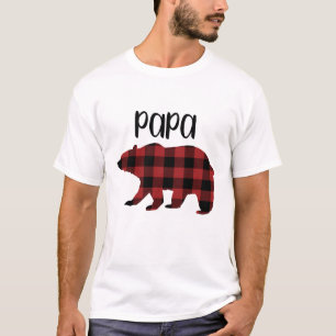 Red Buffalo Pset Papa Beer Holiday Cadeau T-shirt