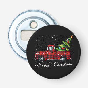 Red Buffalo Pset Pickup Truck met Boom Merry Chr Button Flesopener