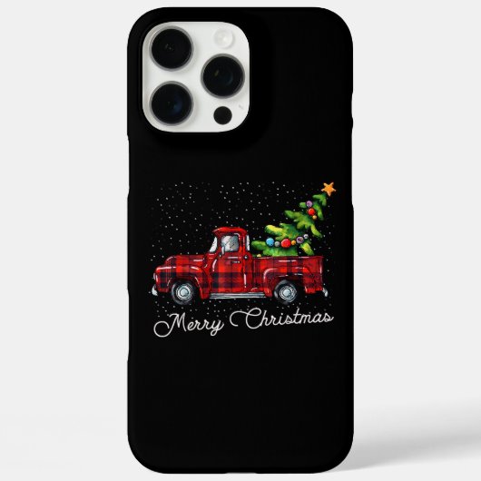 Red Buffalo Pset Pickup Truck met Boom Merry Chr Case-Mate iPhone Case (Achterkant)