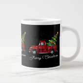 Red Buffalo Pset Pickup Truck met Boom Merry Chr Grote Koffiekop (Rechts)