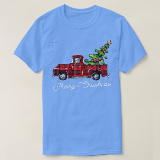 Red Buffalo Pset Pickup Truck met Boom Merry Chr T-shirt (Design voorkant)