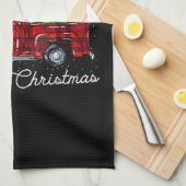 Red Buffalo Pset Pickup Truck met Boom Merry Chr Theedoek (Quarter Fold)