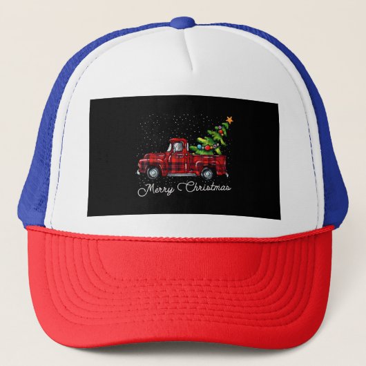 Red Buffalo Pset Pickup Truck met Boom Merry Chr Trucker Pet (Voorkant)