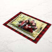 Red Buffalo Pset Prettige feestdagen Foto Gold (Gedraaid)