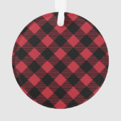 Red Buffalo Pset Puppy Dog Foto Ornament (achterkant)