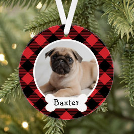 Red Buffalo Pset Puppy Dog Foto Ornament